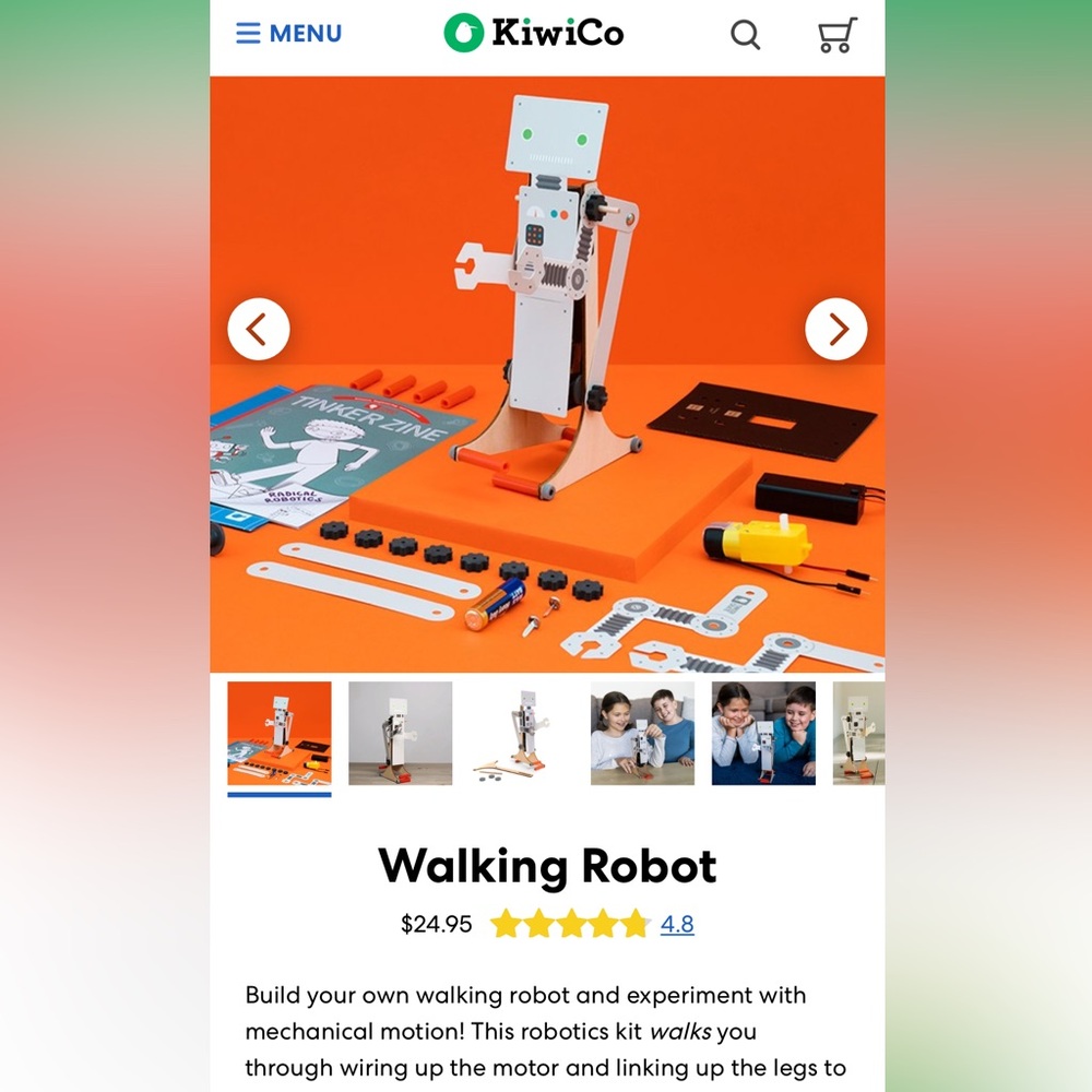 KiwiCo Walking Robot Kit